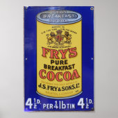 Vintage Ad - Fry's ontbijtcacao, Poster (Voorkant)