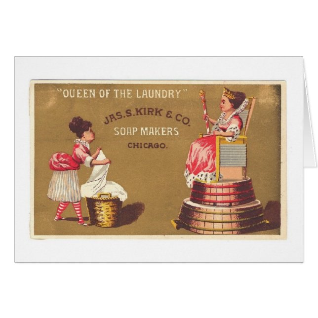 Vintage Ad - koningin van de was, (Voorkant Horizontaal)