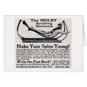 Vintage Ad - Molby Revolving Hammock
