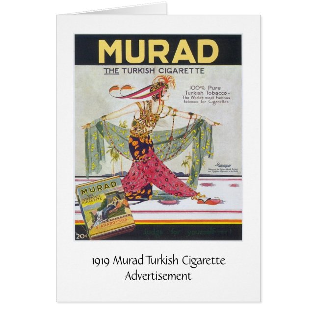 Vintage Ad - Murad Turkey Cigaretes (Voorkant)