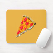 Vintage Ad Pizza Slice Muismat (Met muis)