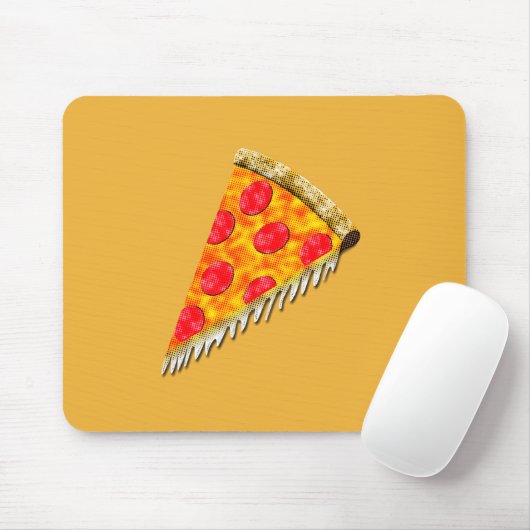 Vintage Ad Pizza Slice Muismat (Met muis)