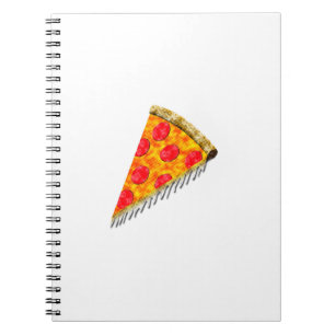 Vintage Ad Pizza Slice Notitieboek