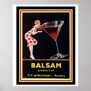 Vintage Ad Poster-Balsam Apertif 16 x 20 Poster