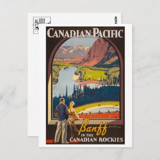 Vintage Ad Poster Briefkaart (Voorkant / Achterkant)