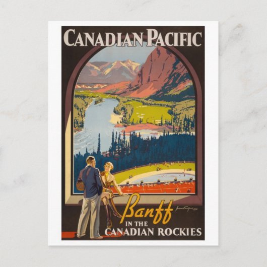 Vintage Ad Poster Briefkaart (Voorkant)