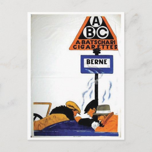 Vintage Ad Poster Briefkaart (Voorkant)