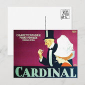 Vintage Ad Poster Briefkaart (Voorkant / Achterkant)