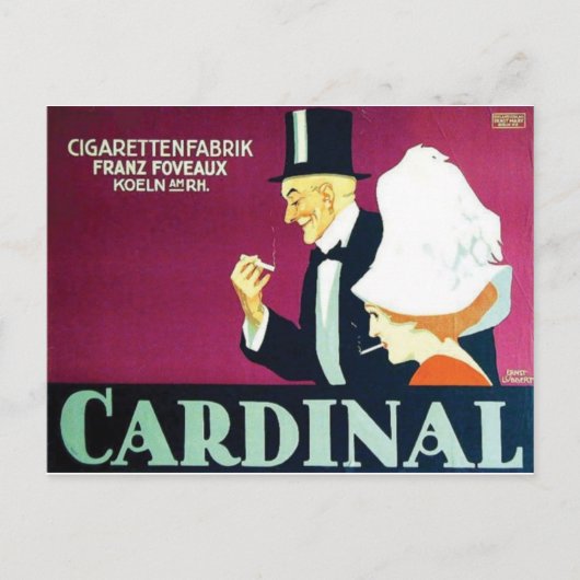 Vintage Ad Poster Briefkaart (Voorkant)