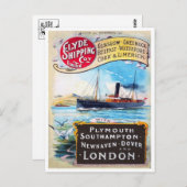 Vintage Ad Poster Briefkaart (Voorkant / Achterkant)