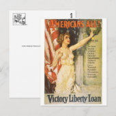 Vintage Ad Poster Briefkaart (Voorkant / Achterkant)