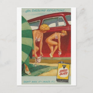Vintage Ad Poster Briefkaart