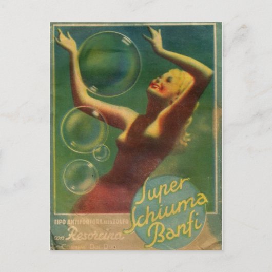 Vintage Ad Poster Briefkaart (Voorkant)