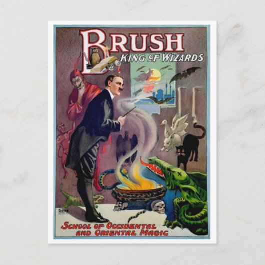 Vintage Ad Poster Briefkaart (Voorkant)