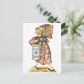 Vintage Ad Poster Briefkaart (Staand voorkant)