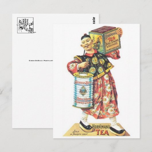 Vintage Ad Poster Briefkaart (Voorkant / Achterkant)