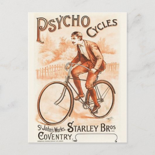 Vintage Ad Poster Briefkaart (Voorkant)