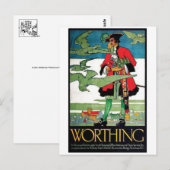 Vintage Ad Poster Briefkaart (Voorkant / Achterkant)