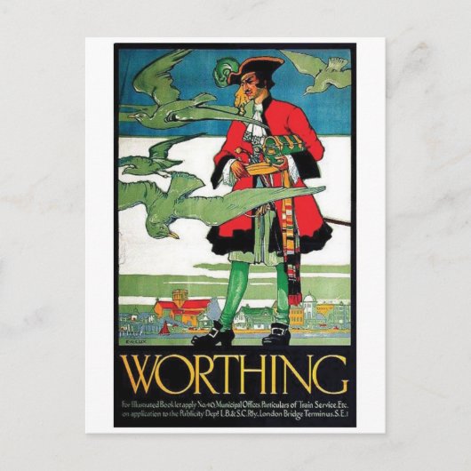 Vintage Ad Poster Briefkaart (Voorkant)