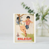 Vintage Ad Poster Briefkaart (Staand voorkant)