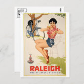 Vintage Ad Poster Briefkaart (Voorkant / Achterkant)