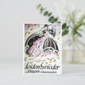 Vintage Ad Poster Briefkaart (Staand voorkant)