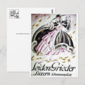Vintage Ad Poster Briefkaart (Voorkant / Achterkant)