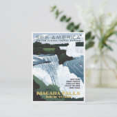 Vintage Ad Poster Briefkaart (Staand voorkant)