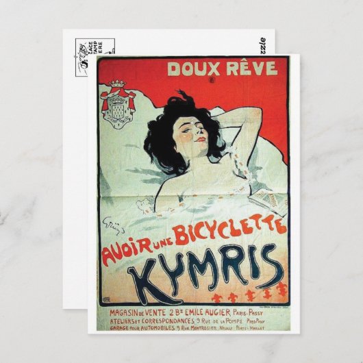 Vintage Ad Poster Briefkaart (Voorkant / Achterkant)