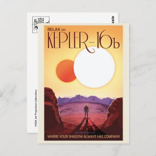 Vintage Ad Poster Briefkaart (Voorkant / Achterkant)