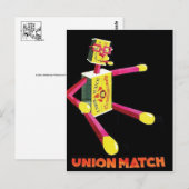 Vintage Ad Poster Briefkaart (Voorkant / Achterkant)