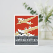 Vintage Ad Poster Briefkaart (Staand voorkant)