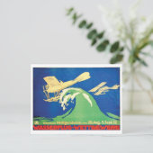 Vintage Ad Poster Briefkaart (Staand voorkant)