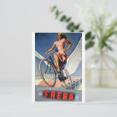 Vintage Ad Poster Briefkaart (Staand voorkant)