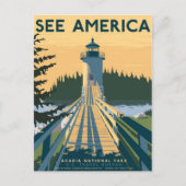 Vintage Ad Poster Briefkaart (Voorkant)