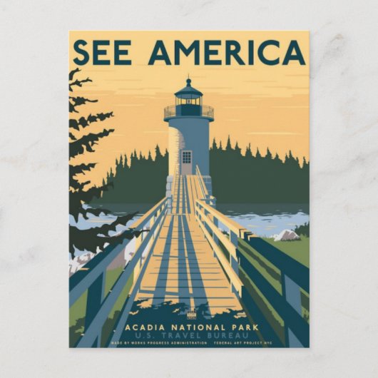 Vintage Ad Poster Briefkaart (Voorkant)