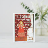 Vintage Ad Poster Briefkaart (Staand voorkant)
