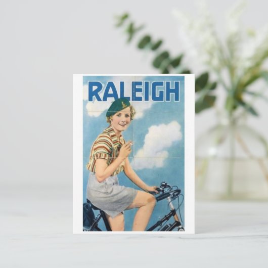 Vintage Ad Poster Briefkaart (Staand voorkant)