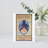 Vintage Ad Poster Briefkaart (Staand voorkant)