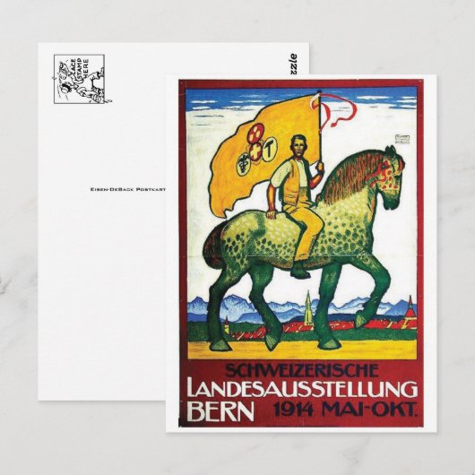 Vintage Ad Poster Briefkaart (Voorkant / Achterkant)