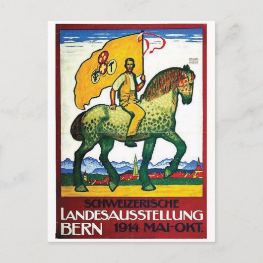 Vintage Ad Poster Briefkaart (Voorkant)