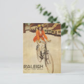 Vintage Ad Poster Briefkaart (Staand voorkant)