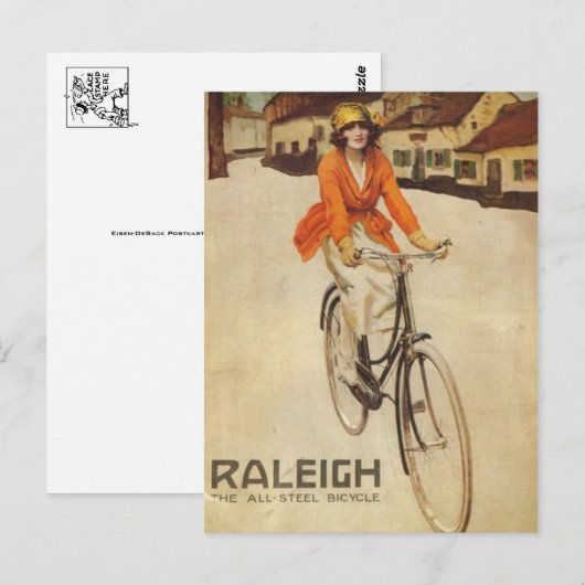 Vintage Ad Poster Briefkaart (Voorkant / Achterkant)