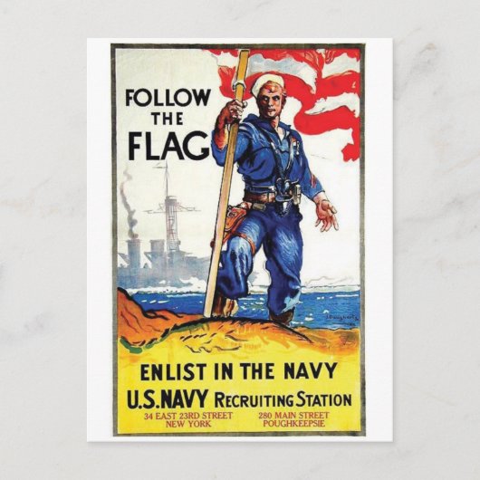 Vintage Ad Poster Briefkaart (Voorkant)