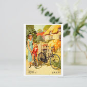 Vintage Ad Poster Briefkaart (Staand voorkant)