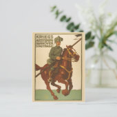 Vintage Ad Poster Briefkaart (Staand voorkant)