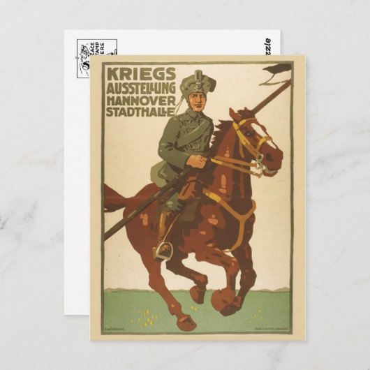 Vintage Ad Poster Briefkaart (Voorkant / Achterkant)