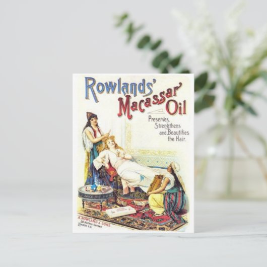 Vintage Ad Poster Briefkaart (Staand voorkant)