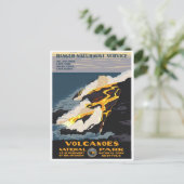 Vintage Ad Poster Briefkaart (Staand voorkant)