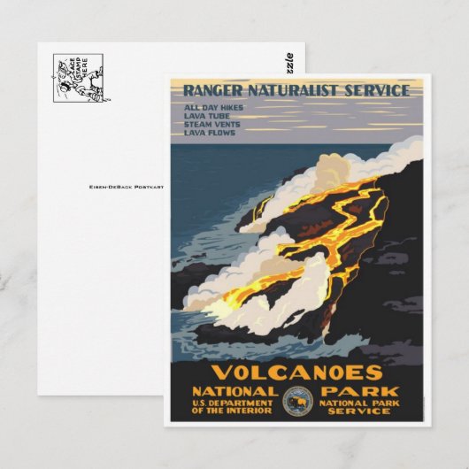 Vintage Ad Poster Briefkaart (Voorkant / Achterkant)